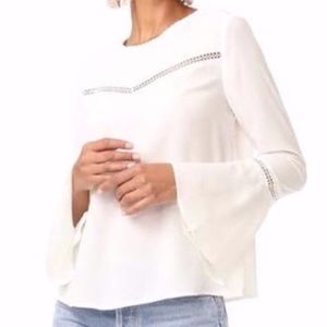 NEW Rebecca Minkoff Chava Bell Sleeve Blouse